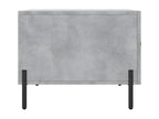 Table basse gris béton 50x50x40 cm bois d'ingénierie