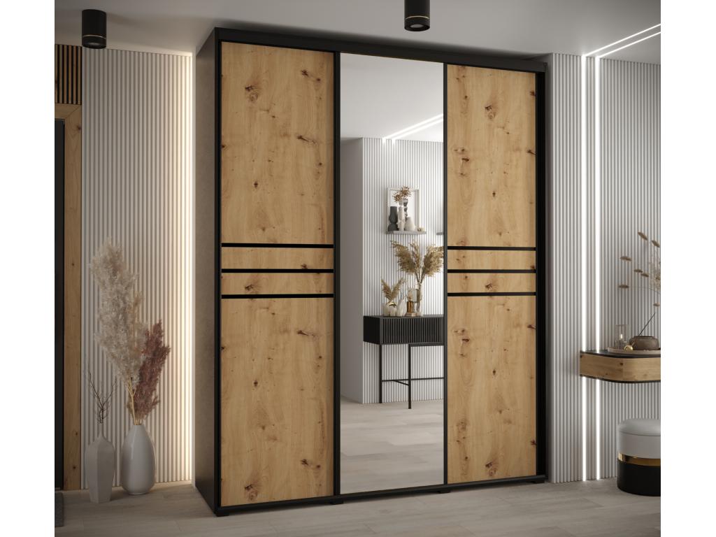 ARMOIRE Homzora 11 À PORTES COULISSANTES 235.2/190/45 3 portes