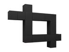 Ensemble de meubles TV 10 pcs Noir Bois d'ingénierie