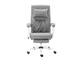 Homzora Premium - Chaise de bureau de massage Gris Tissu