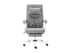 Homzora Premium - Chaise de bureau de massage Gris Tissu