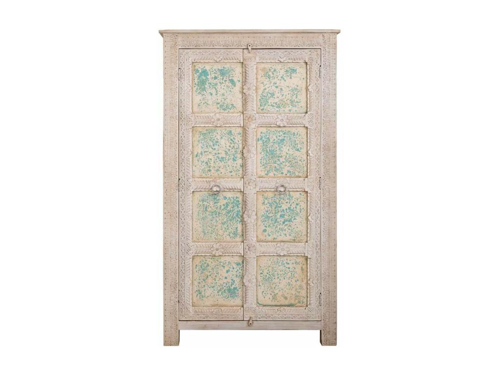 Armoire en bois finie artisanalement 106x42186