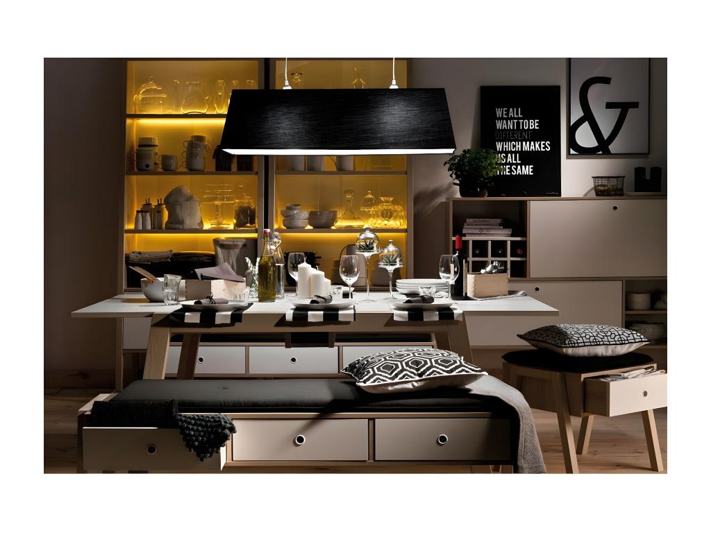 Buffet 2 portes rabattables L160 cm - SPOT