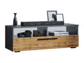 Doucezen Bois Meuble TV Lowboard Table Console Table de téléDoucezen Arila XL Anthracite / Chêne miel