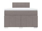 Sommier à Homzora de lit avec matelas Homzora 120x200 cm Tissu