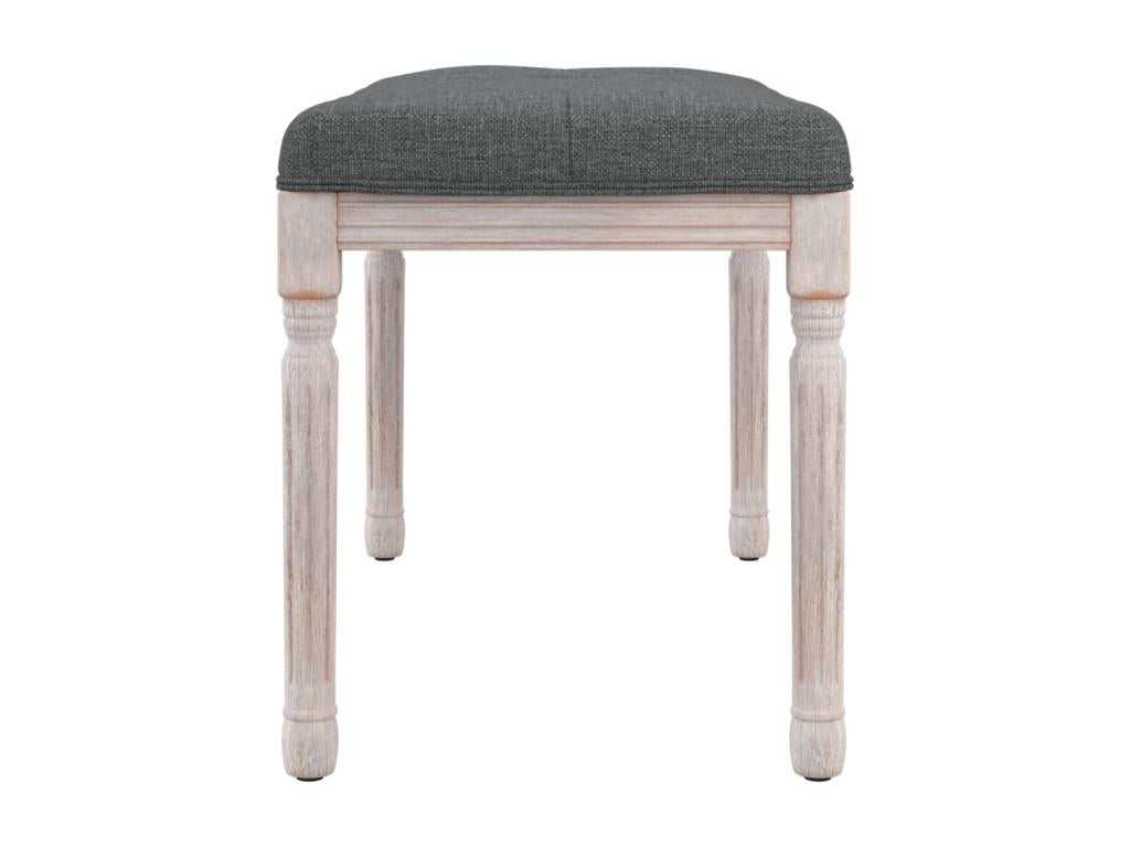 Banc Gris foncé 80x40x49 Tissu