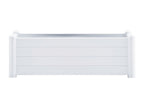 Jardinière lit surélevé plantes blanche 100x43x35 cm 02 0001224