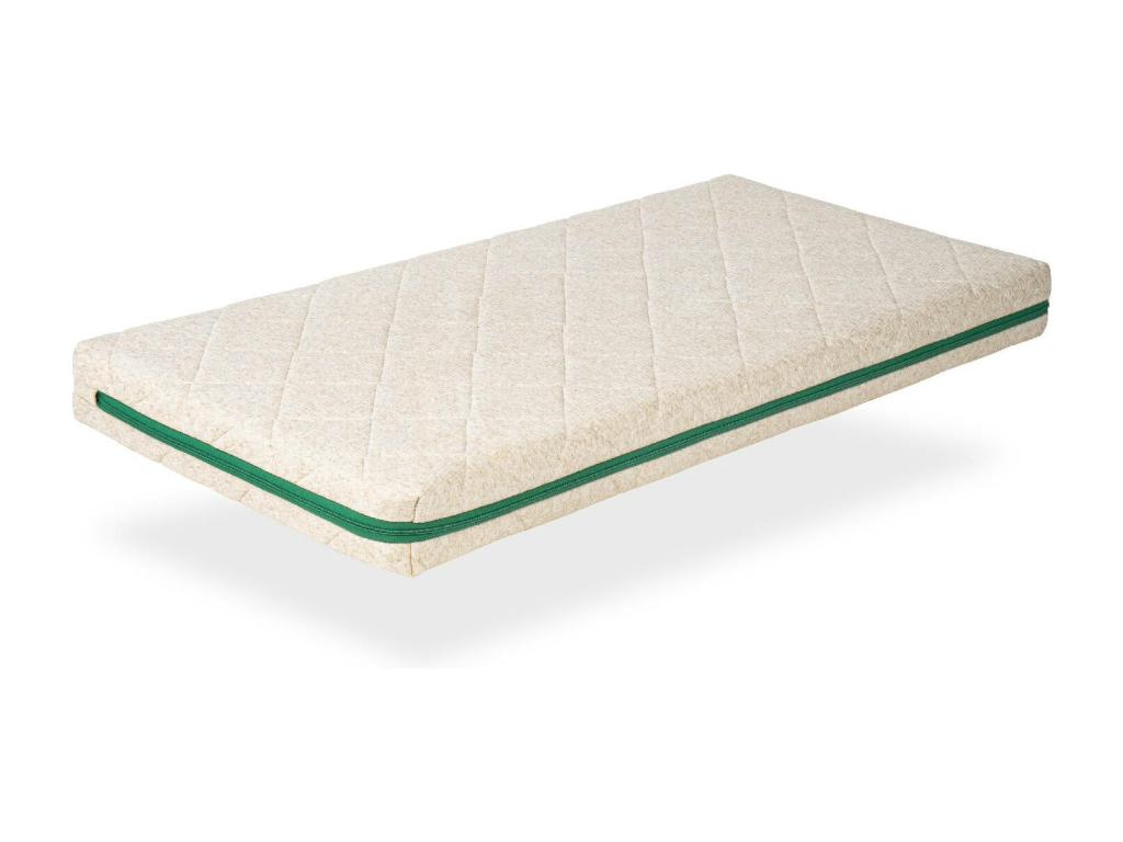 Matelas Latex 67x137 Epaisseur 11 cm Latex et Coco Naturel Dehoussable.Tissu organic