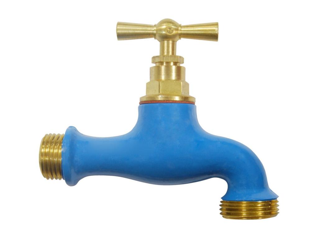 Robinet extérieur laiton coloré