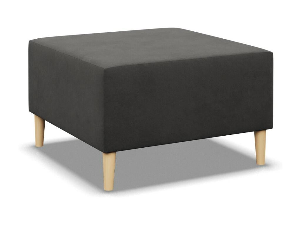 Pouf pour le salon 70x70 cm Gris