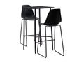 Ensemble de bar 3 pcs Plastique Noir 4