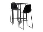 Ensemble de bar 3 pcs Plastique Noir 4