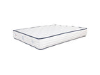 Ensemble Matelas Patriote 27 cm ressorts ensachés ferme face été/hiver sommier gris ep20cm oreiller couette Tête de Lit 140x190cm