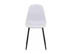 Lot de 4 Chaises Design en Simili Giny 87cm Blanc