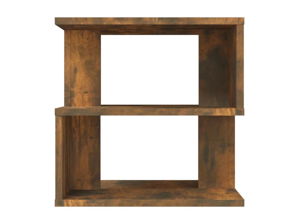 Table d'appoint Chêne fumé 40x40x40 Bois d'ingénierie