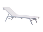 Chaise longue Métal Blanc Doucezen