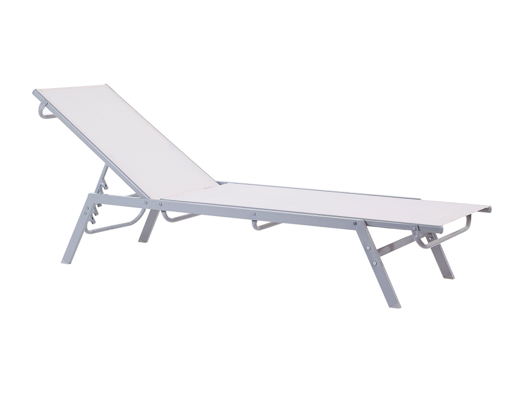 Chaise longue Métal Blanc Doucezen