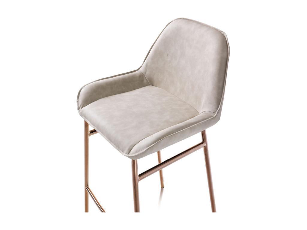 Set de 2 Tabourets Doucezen beige melange