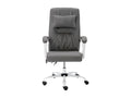 Chaise de bureau de massage Gris Similicuir