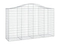 Panier de gabions arqué 200x50x120-140 Fer galvanisé