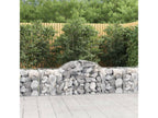 Panier de gabions arqué 200x50x60-80 Fer galvanisé