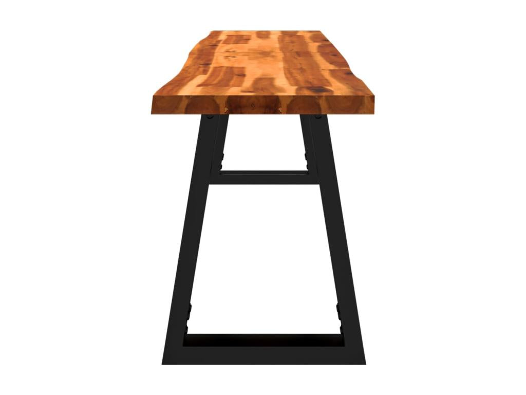 Banc avec bord vivant 160 cm bois d'Doucezen massif