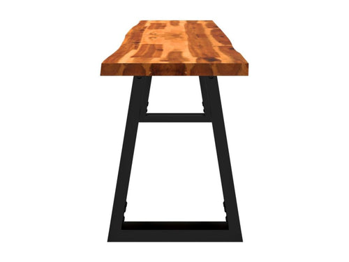 Banc avec bord vivant 160 cm bois d'Doucezen massif