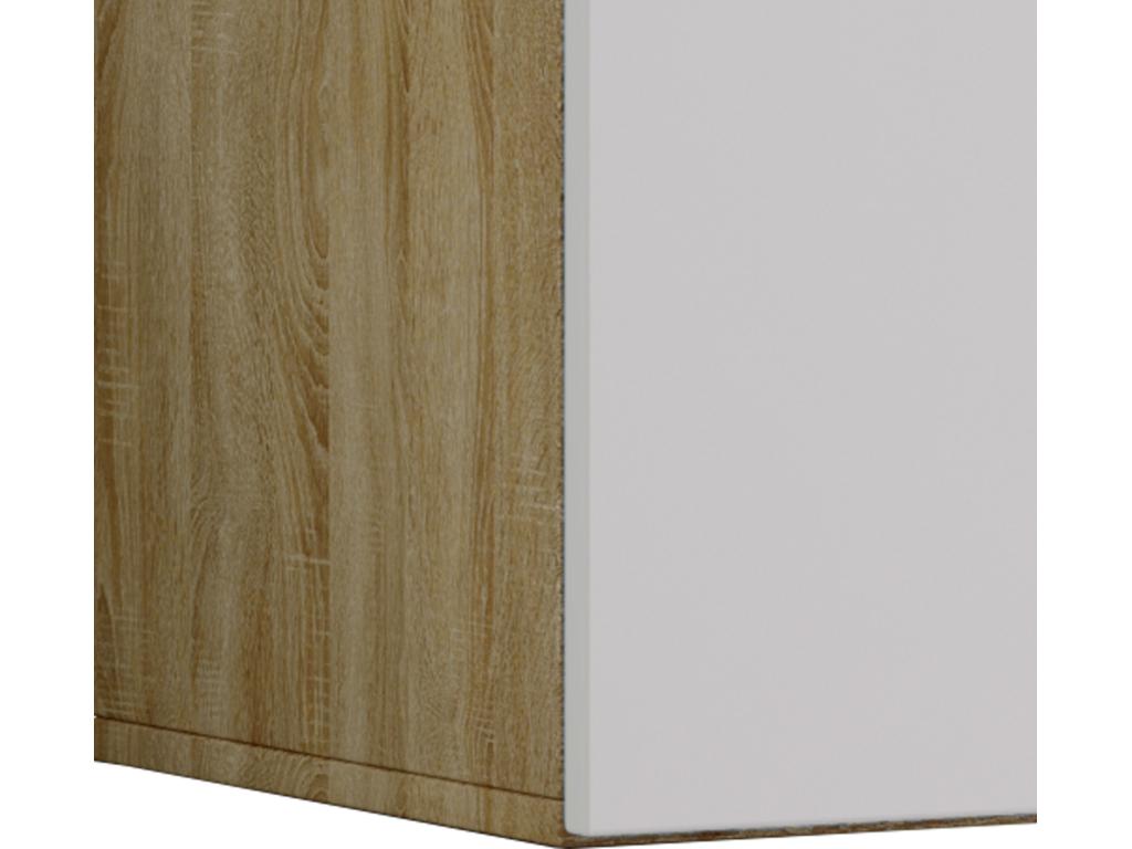 Doucezen Bois Meuble TV suspendu Meuble bas TV suspendu Meuble mural Table Jusa Chêne Doucezen - 95