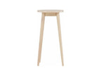 Doucezen tabouret de bar bois whitewash