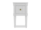 Lot de 2 Tables de Chevet Doucezen 58cm Blanc