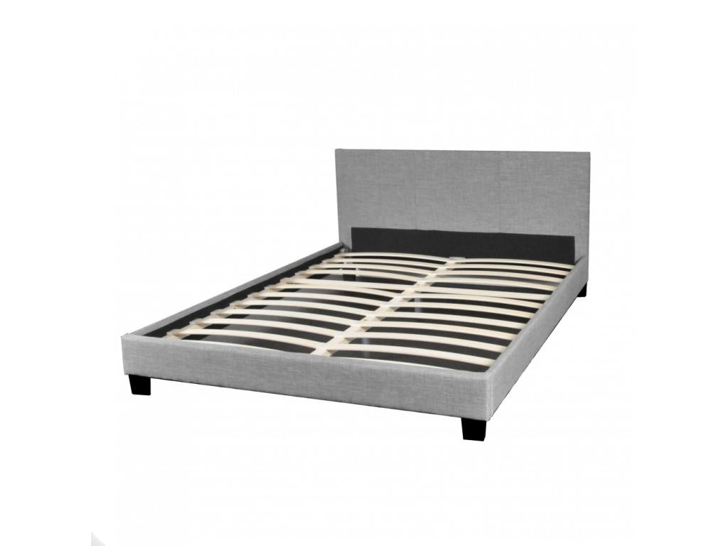 Lit Doucezen 160x200 1 sommier / Gris clair