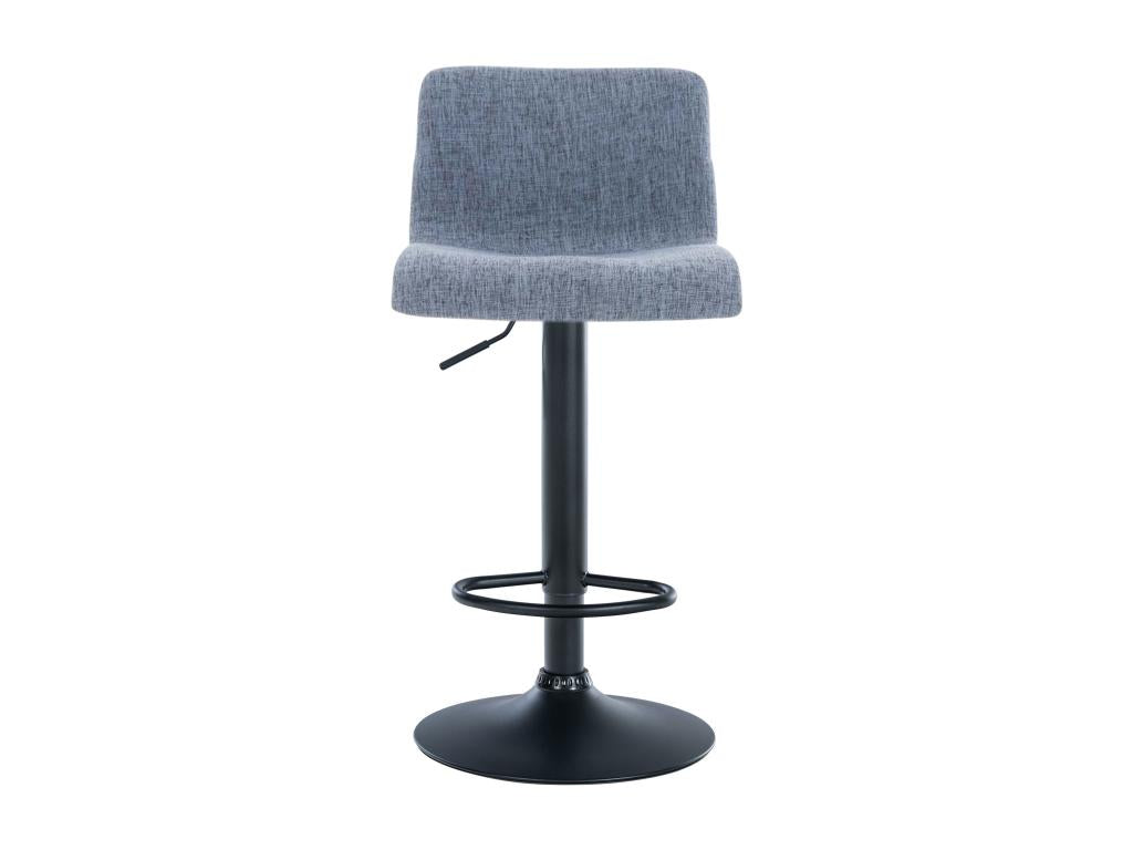 Tabouret de bar avec métal bleue 39x36x84 cm 10 0004958