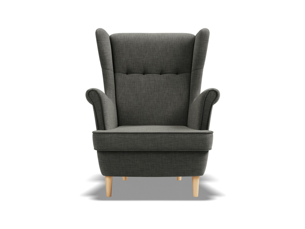 Chaise longue pour le salon Noir