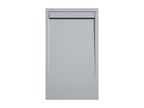 Receveur de douche Gris 7035 finition Lisse Doucezen SMART grille de couleur - 200x80 cm