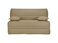 Banquette BZ tissu matelas Doucezen 15cm Doucezen 140x200-Couleur Beige-Coffre de rangement Avec rangement
