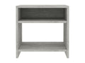 Tables de chevet 2 pièces Gris béton 40x30x40 cm Bois d'ingénierie