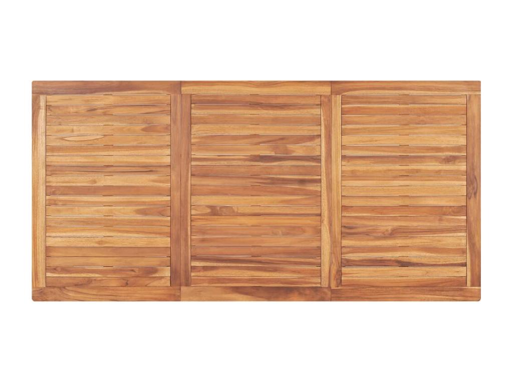 Table à dîner de jardin 180x90x77 cm Bois de teck solide