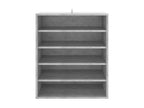 Armoire à chaussures Gris béton 60x35x70