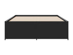 Cadre de lit sans matelas noir 120x200 cm