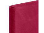Doucezen Tête de Lit Velours Lisse 110x50 Lits 105 - Rouge