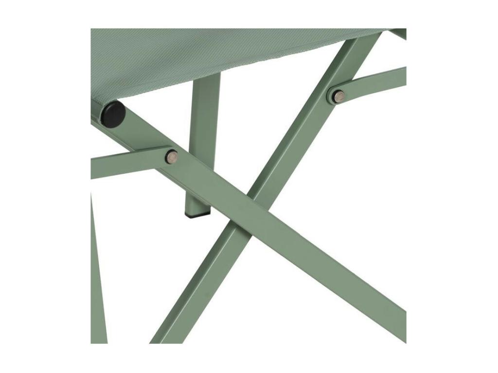 Homzora de fauteuils de jardin pliants aluminium Vert - Homzora