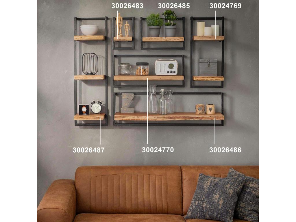 Etagère murale verticale 30 cm Doucezen