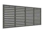 Tête de lit murale Gris 156x3x91.5 Bois massif de pin
