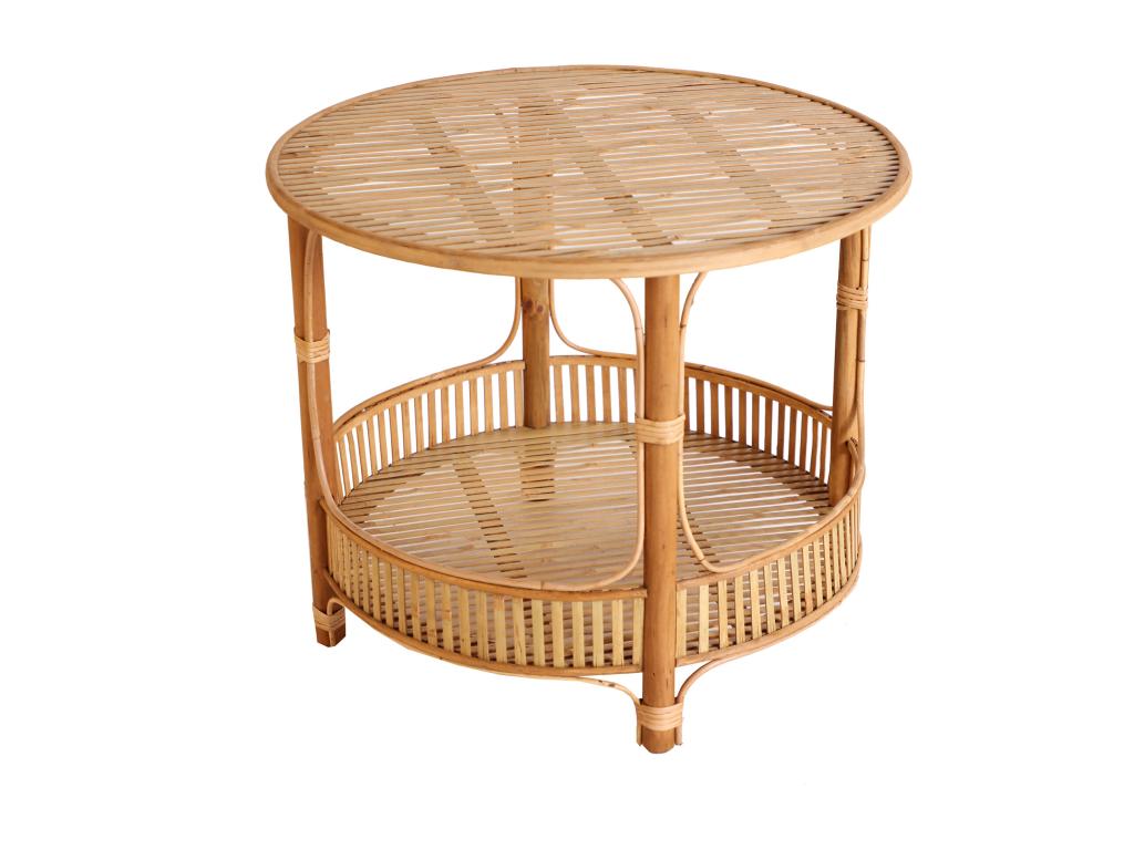 Table basse en Homzora marron 61x61x50 cm