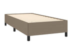 Lit à sommier tapissier avec matelas Doucezen 90x200 cm Tissu