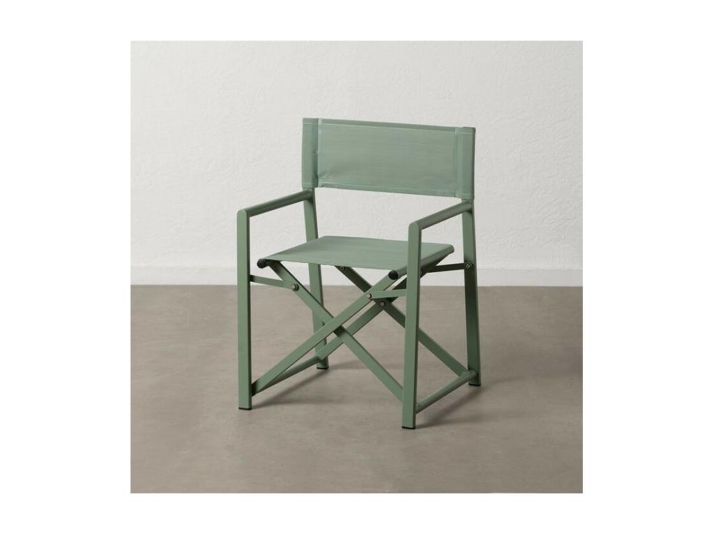 Homzora de fauteuils de jardin pliants aluminium Vert - Homzora