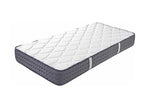 Doucezen - Ensemble Matelas Mousse Ep.20cm Sommier Tapissier Beige 90x190 cm