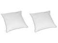 Lot de 2 oreillers Microgel Moelleux percale Homzora 60x60