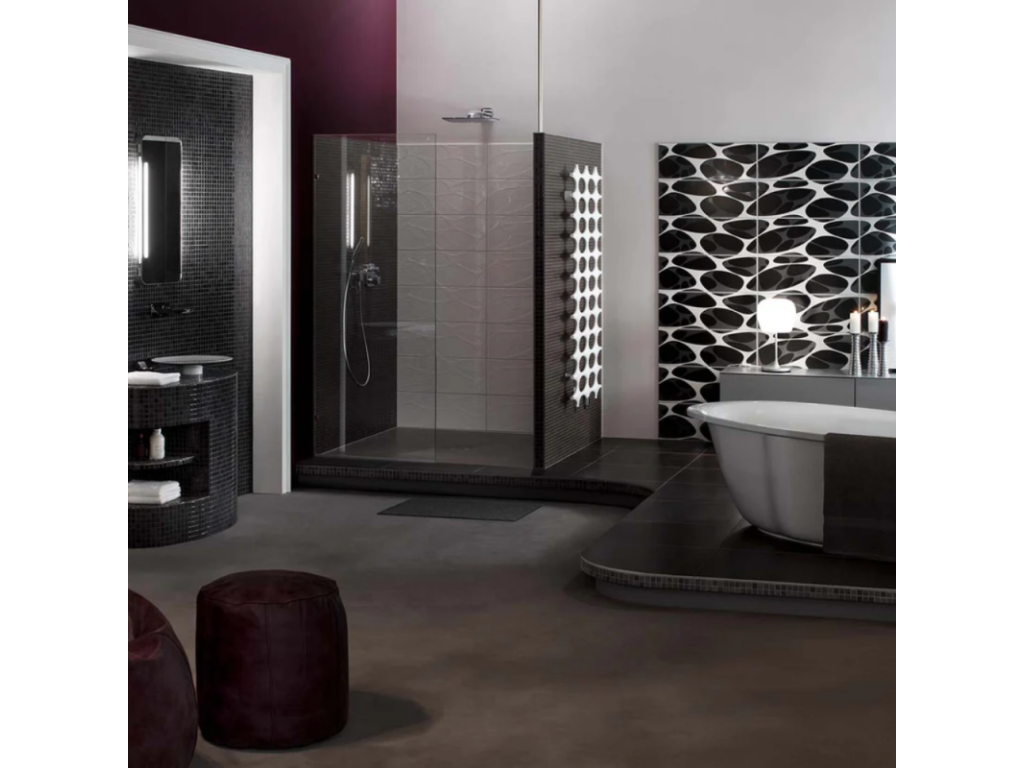 Receveur de douche à carreler 140x100 Homzora Primo rectangle écoulement centré bonde horizontale Homzora d'étanchéité