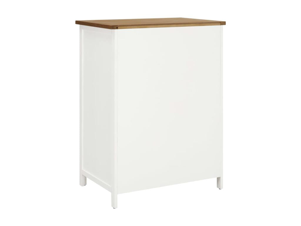 Garde-robe 76x52x105 cm Bois de chêne massif